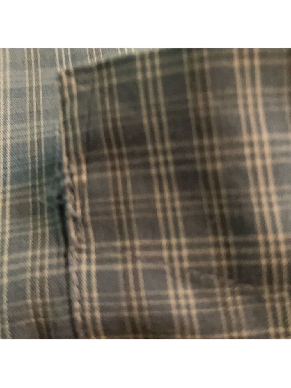 XXL 18-18 1/2 Van Heusen Blue Plaid Wrinkle Free - Picture 3 of 4
